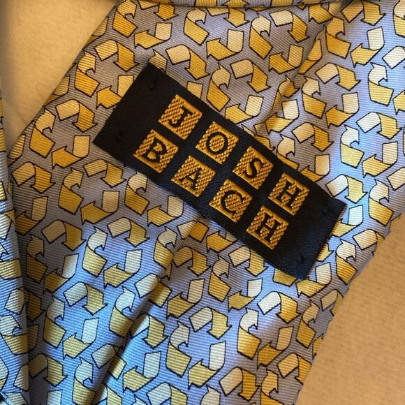 Recycle Tie by Josh Bach. 100% Silk - Picture 5 of 8